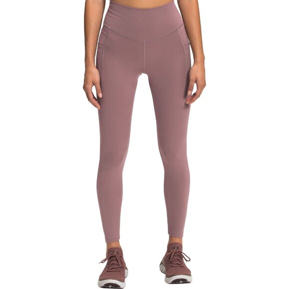NEW The North Face Motivation High Rise 7/8 Pocket Tights Twilight Mauve Legging - Picture 1 of 3